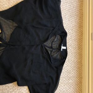 see through light fabric button up blouse